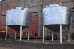 Емкости конусного типа 15 м3